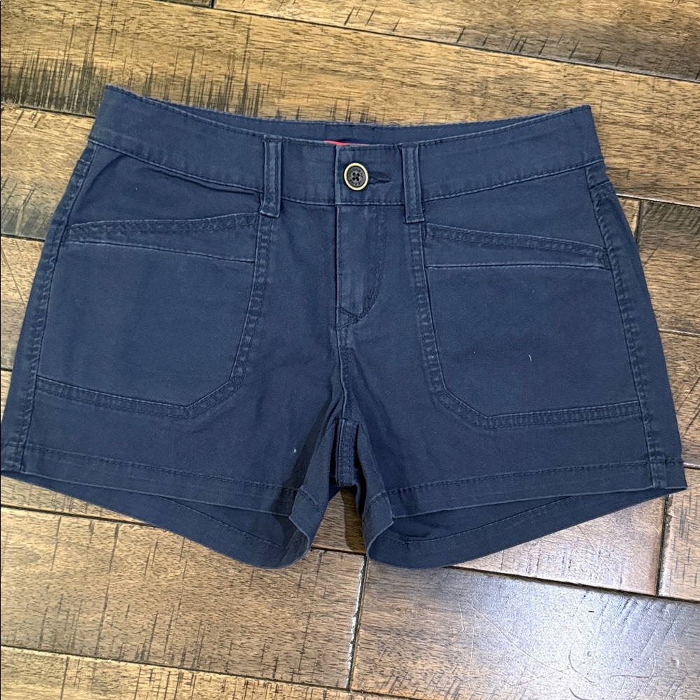 UNIONBAY Women's Cargo Shorts - White, Blue, and Navy - Picture 2 of 7